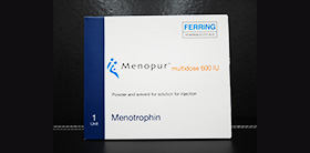 Menopur 600IU使用の手順
