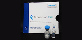 Menopur 75IU使用の手順